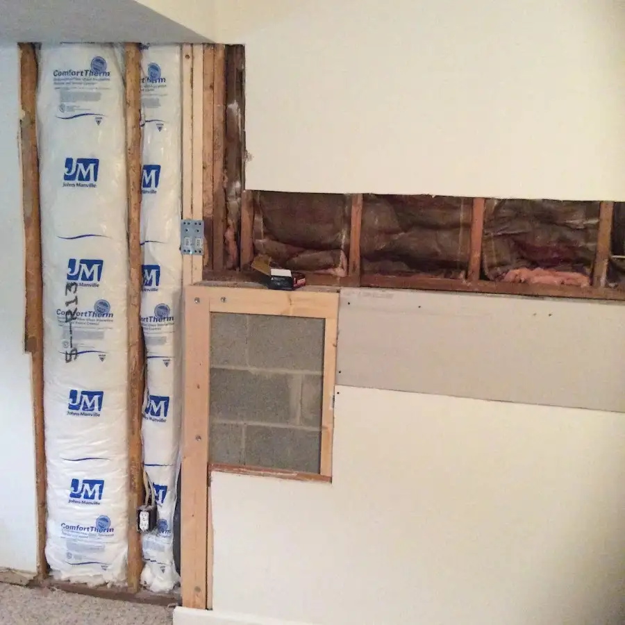 Wall insulation replacement during Odor Removal & Deodorization in Milan